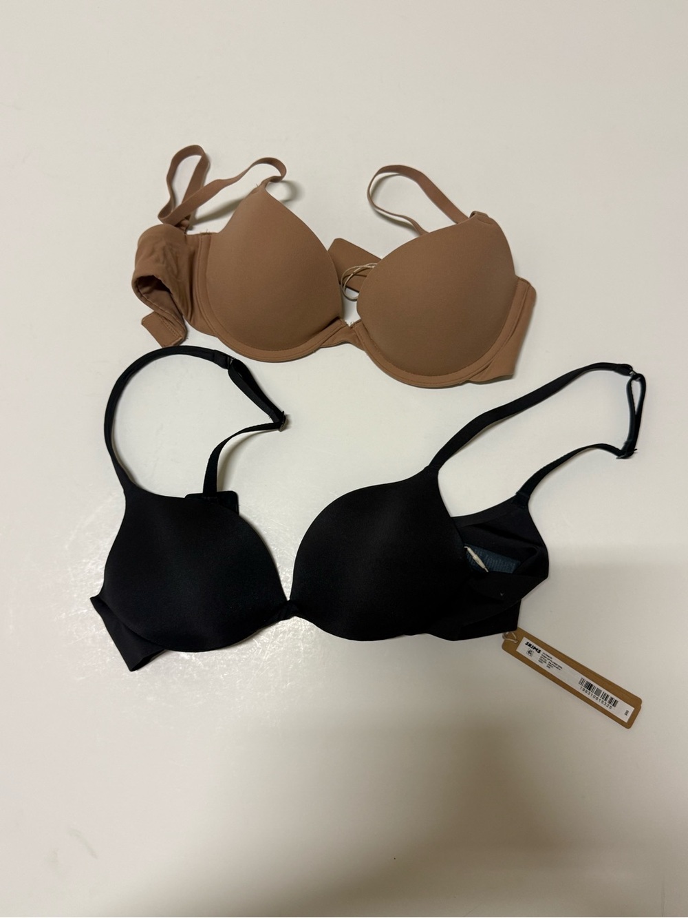 NWT Skims Bras Lot 2  Push Up/ Plunge Size 30B Black/Brown
